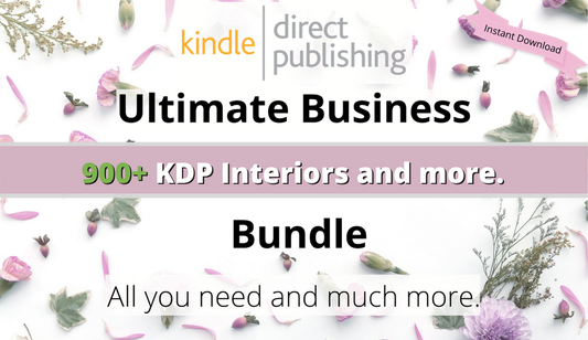 The Complete KDP Business Bundle - 900+ KDP Interior bundle you need to kickstart your KDP Business freeshipping - KDPInteriors.co.uk